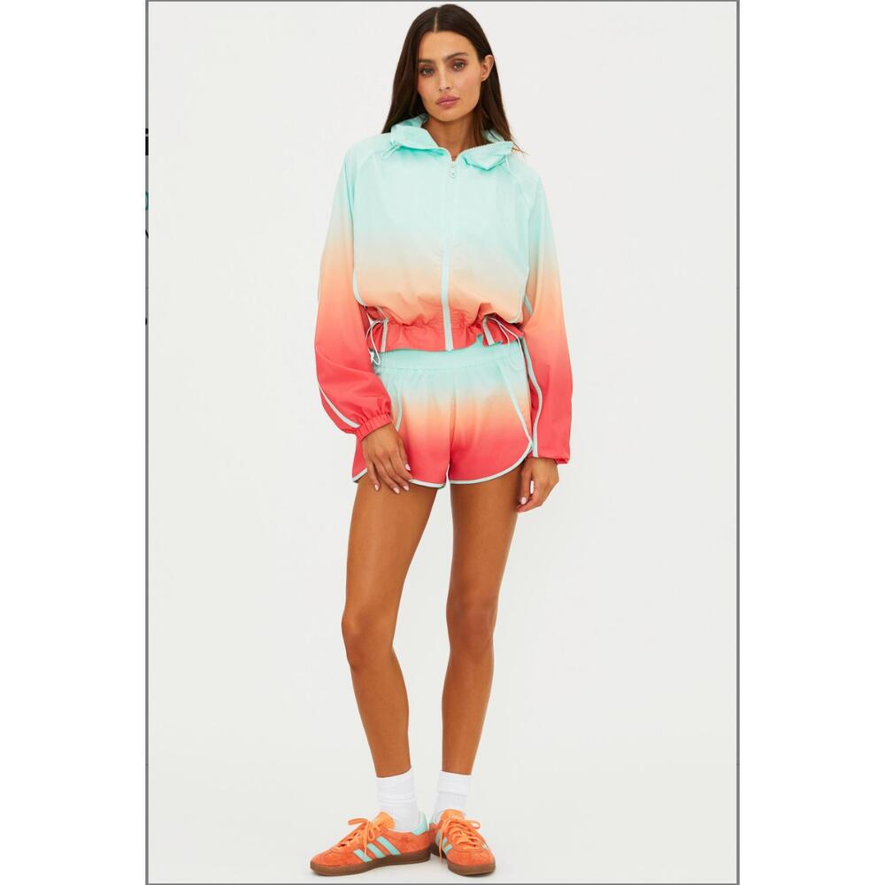 NEW BEACH RIOT casen jacket in guava jelly ombre
